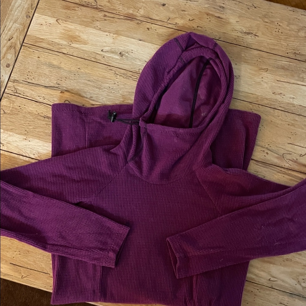 Women's Melanzana Dress Purple Hooded